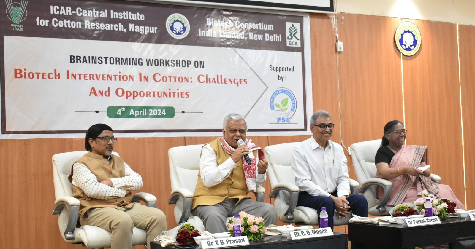 Brainstroming Workshop On Biotech Intervention In Cotton Challeges and Opportunities