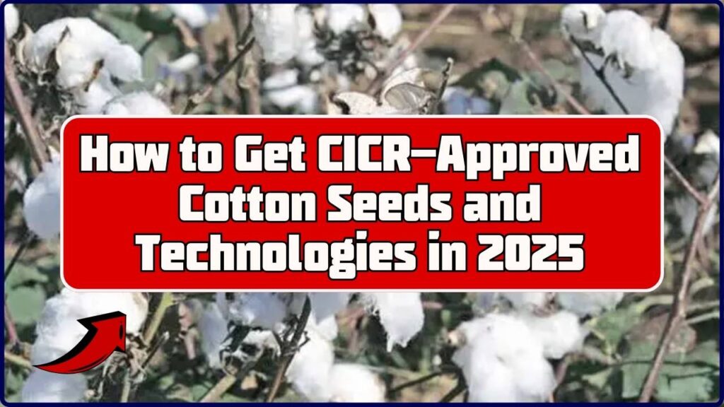 CICR-Approved Cotton Seeds and Technologies in 2025