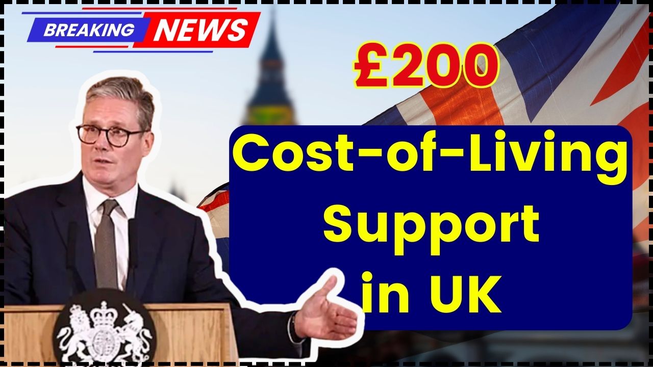 £200 Cost-of-Living Support in UK October 2025