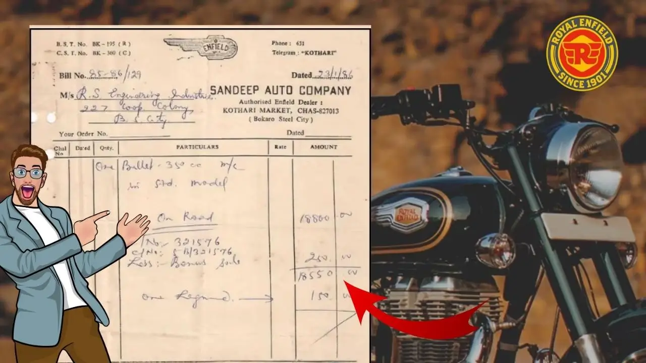 Royal Enfield Bullet 1986 Price Tag Goes Viral