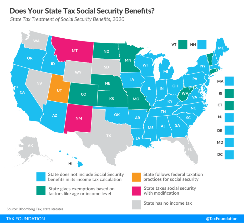 States Where Social Security Covers All Expenses