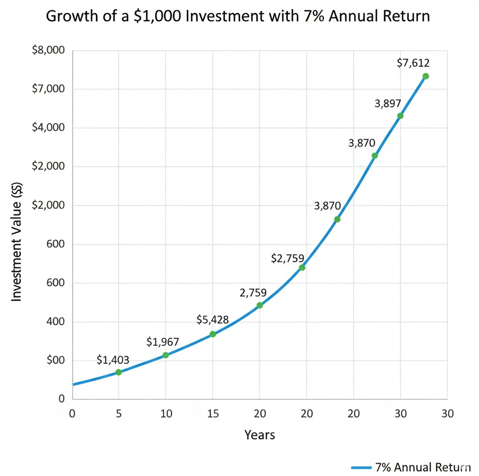 1,000 deposit into a Trump Account over 67 years