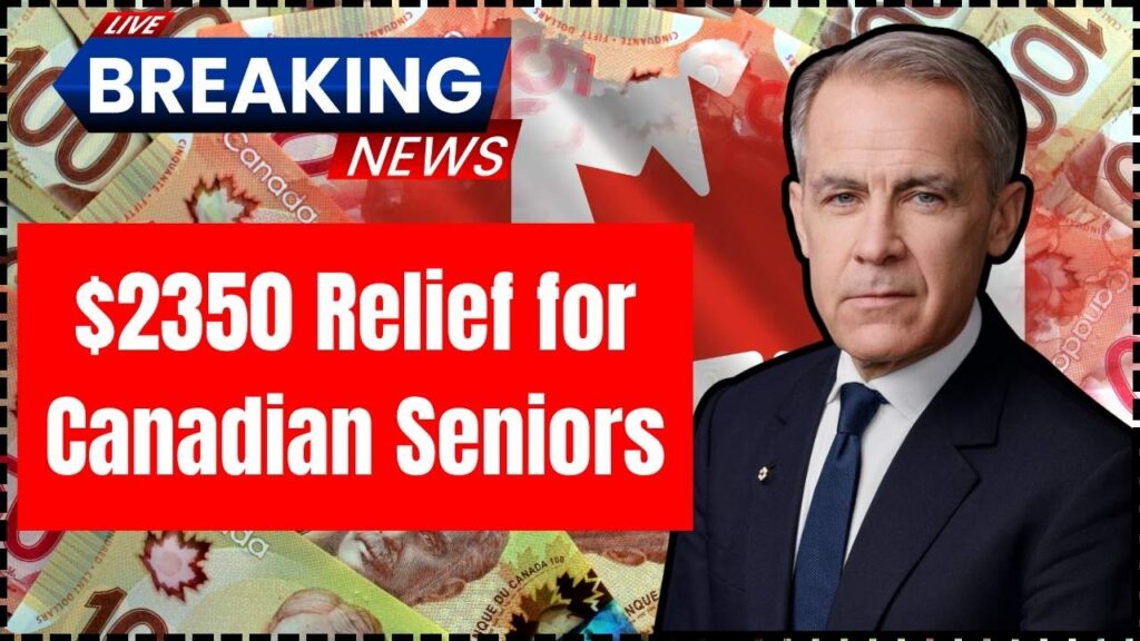 $2350 Relief for Canadian Seniors