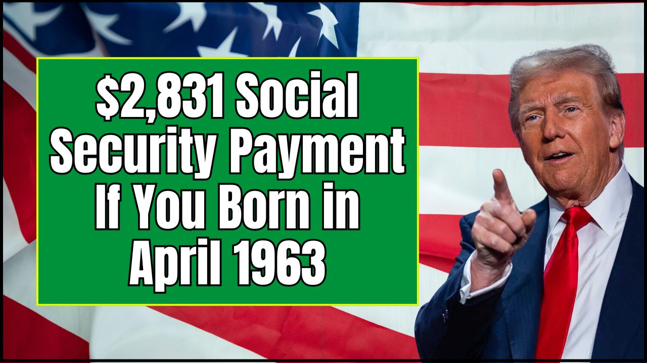 $2,831 Social Security Payment If You Born in April 1963