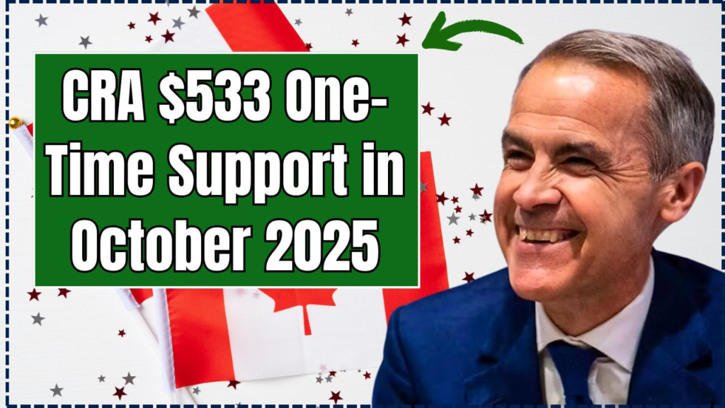 CRA $533 One-Time Support in October 2025