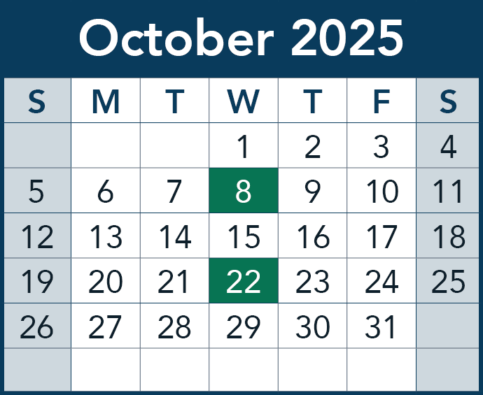 Canada Workers Benefit (CWB) advance payment schedule for October 2025