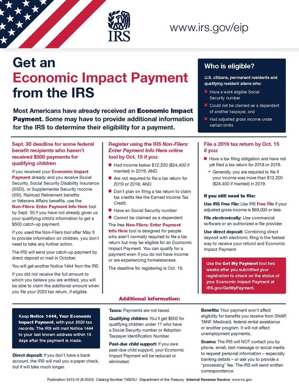 Economic Impact Payment News