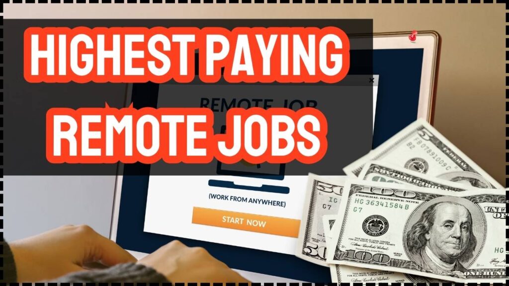 Highest Paying Remote Jobs