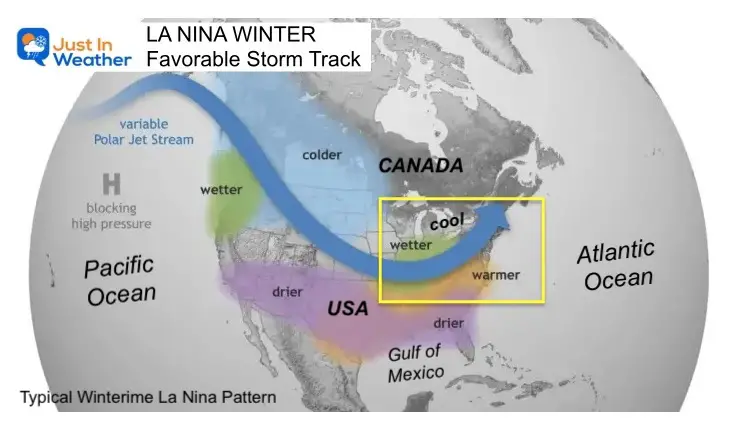 NOAA Winter Outlook Map