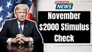 November $2000 Stimulus Check For Everyone