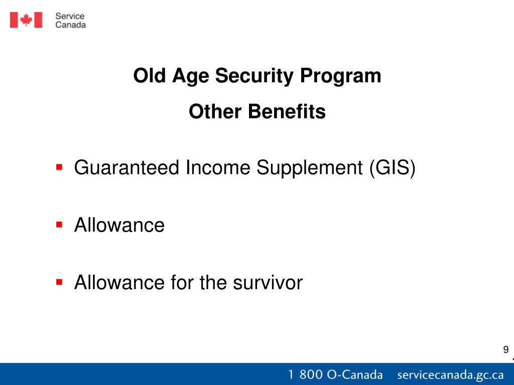 OAS Program Other Benefits