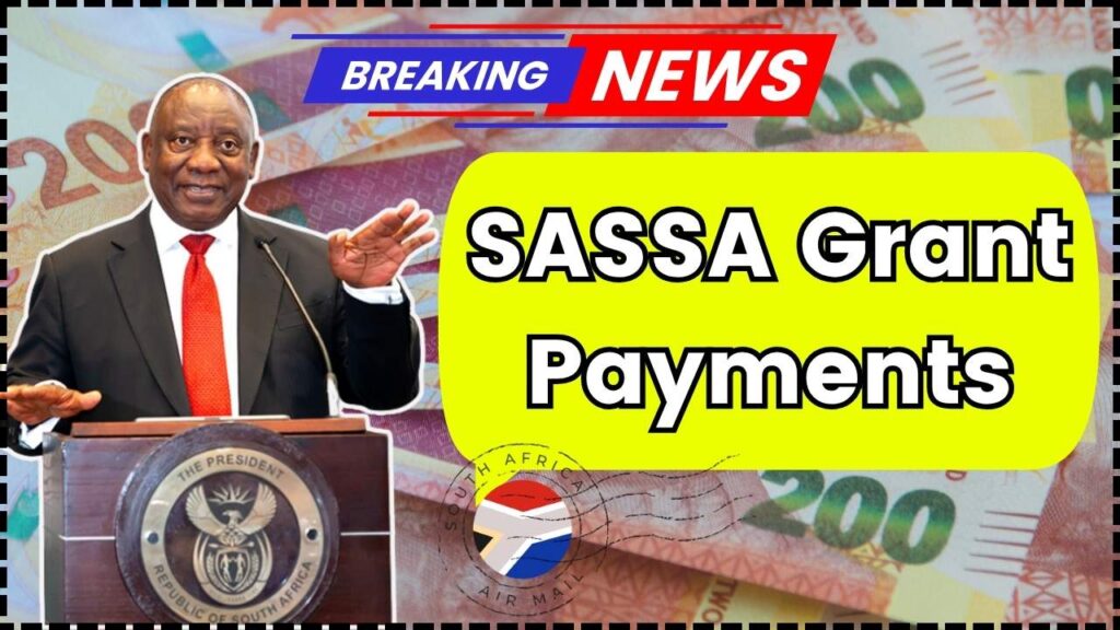 SASSA Grant Payments in November 2025