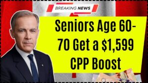 Seniors Age 60-70 Get a $1,599 CPP Boost