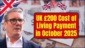 UK £200 Cost of Living Payment in October 2025