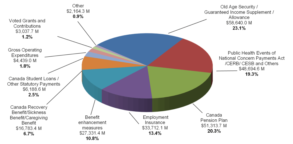 how much the government allocates