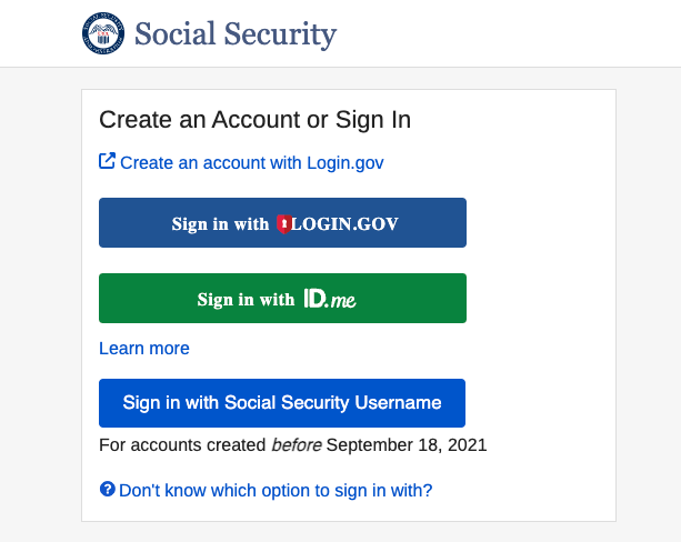 my Social Security portal