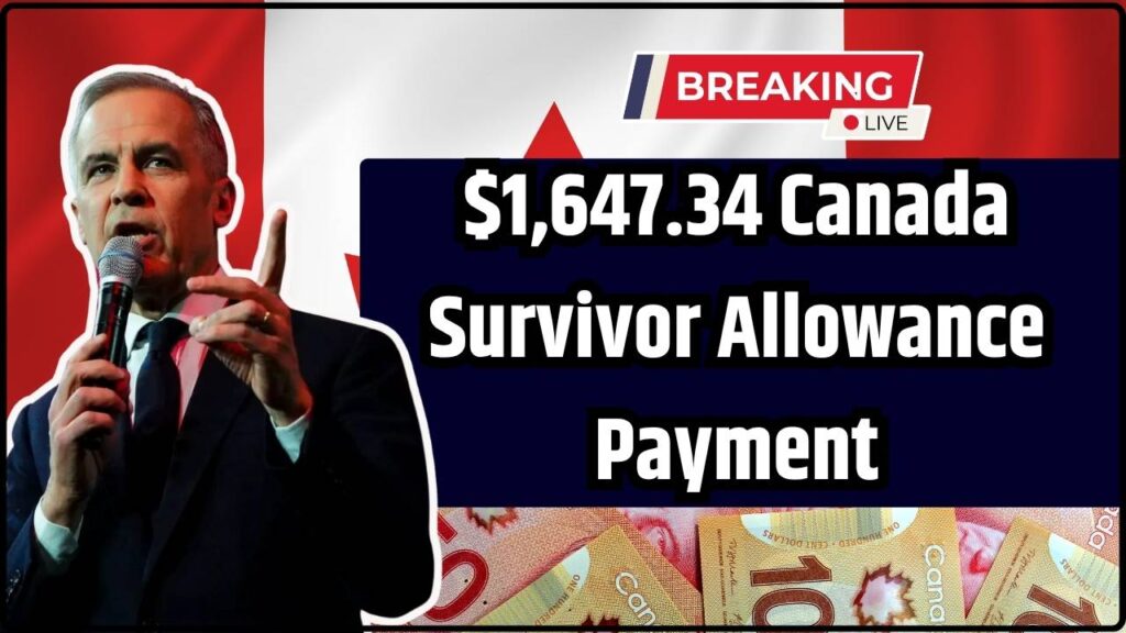 $1,647.34 Canada Survivor Allowance Payment