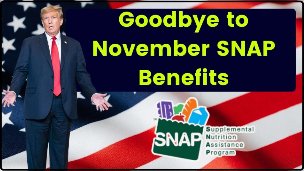 Goodbye to November SNAP Benefits