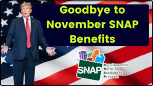 Goodbye to November SNAP Benefits